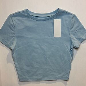 Wild Fable Light Blue Crop Top S NWT